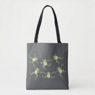 Tote Bag Grenouilles Danseuses Cadeau Amateur de Grenouille