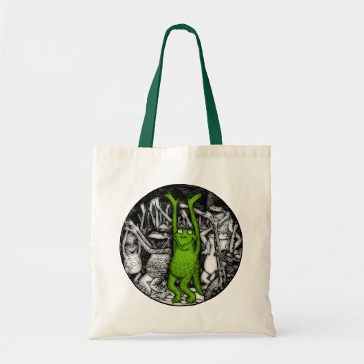 Tote Bag Grenouilles encourageantes (Devant)