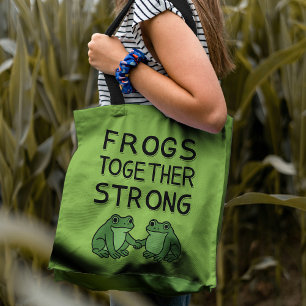 Tote Bag Grenouilles Ensemble Fortes Manifestation de Greno