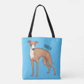 Tote Bag Greyhound dog (Dos)