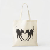Tote Bag Greyhounds italien IG jouant (Devant)