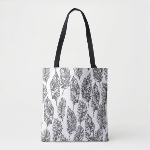 Tote Bag Griffonnage doux 2 de plumes