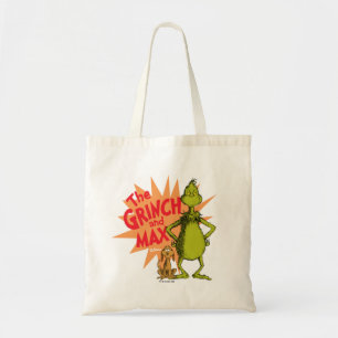 Tote Bag Grille   Grinch & Max Starburst
