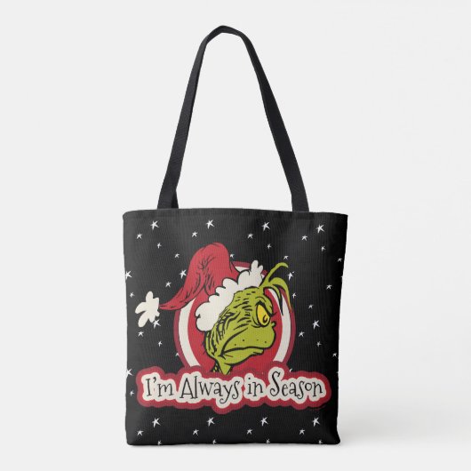 Tote Bag Grille | Je suis toujours en saison (Dos)