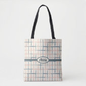 Tote Bag Grille peinte (Devant)