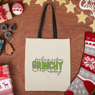 Tote Bag Grille Sentiment de grinchy supplémentaire aujou