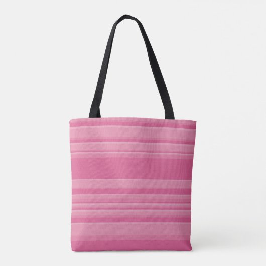 Tote Bag Grilles complexes en rose (Dos)