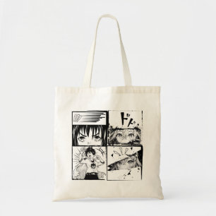 Tote Bag Grilles d'actions Retro Anime