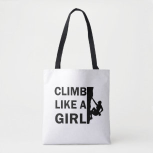 Tote Bag Grimper comme une femme escalade rock
