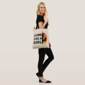 Tote Bag Grimper comme une femme escalade rock (Sur le modèle)