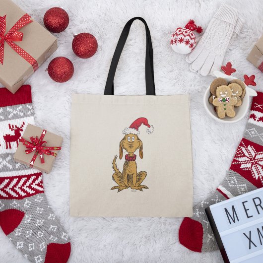 Tote Bag Grinch classique | Max - Santa Hat