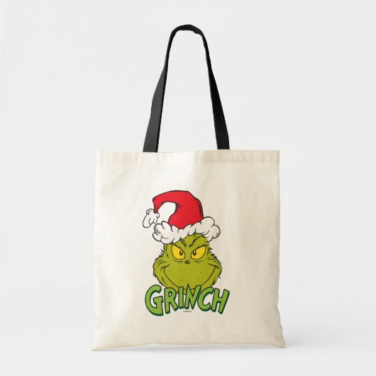 Tote Bag Grinch Classique | Méchant ou Gentil (Devant)