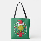 Tote Bag Grinch | Couronne de Noël (Dos)