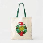 Tote Bag Grinch | Couronne de Noël (Devant)