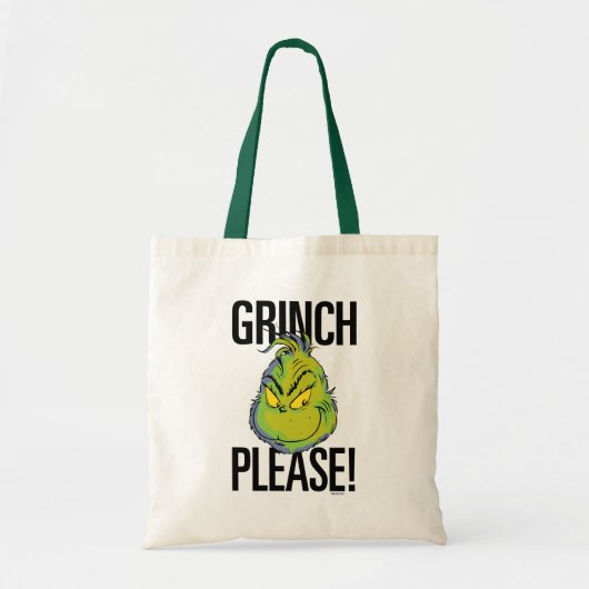 Tote Bag Grinch | Drôle Grinch S'Il Vous Plaît Citer (Devant)