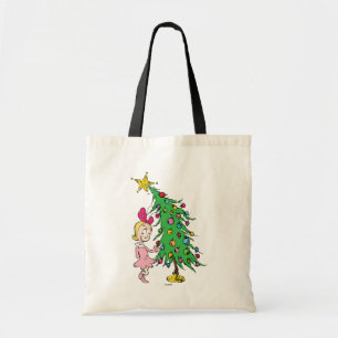 Tote Bag Grinch   J'ai été la bonne Cindy-Lou Who