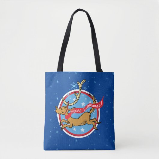 Tote Bag Grinch | Joyeux Grinchmas, Max ! (Devant)