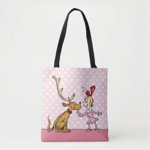 Tote Bag Grinch Max & Cindy Lou Who
