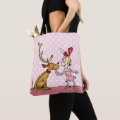 Tote Bag Grinch | Max & Cindy Lou Who (De près)