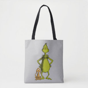 Tote Bag Grinch   posture de Max et Grinch