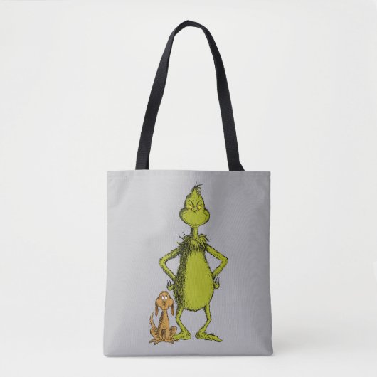 Tote Bag Grinch | posture de Max et Grinch (Devant)