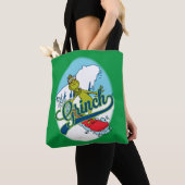 Tote Bag Grinch Snowboard (De près)