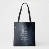 Tote Bag Grind & Shine Stars Inspiration Motivationnelle (Devant)
