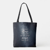 Tote Bag Grind & Shine Stars Inspiration Motivationnelle (Dos)