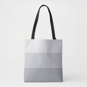 Tote Bag Gris argenté rayé