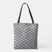 Tote Bag gris arrière - plan Abstrait (Dos)