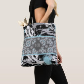 Tote Bag Gris avec éclaboussure (De près)