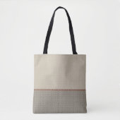Tote Bag gris beige 2 tons (Devant)