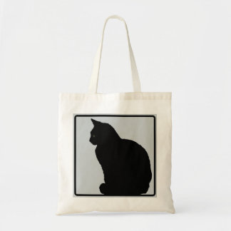 Tote Bag Gris de chat noir