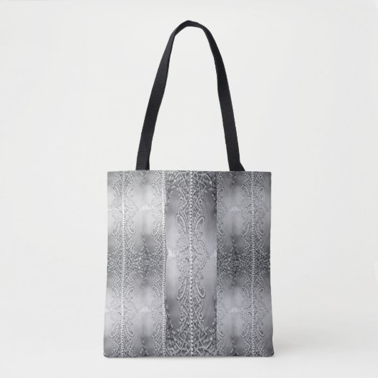 Tote Bag Gris délicat (Devant)