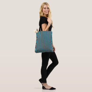 Tote Bag Gris et Bleu