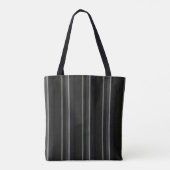 Tote Bag Gris et noir Abstrait (Dos)