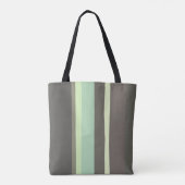 Tote Bag Gris et vert Abstrait (Dos)