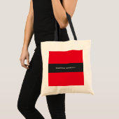 Tote Bag Gris rouge clair (Devant (produit))