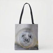 Tote Bag Gris Sceau cueilli (Devant)
