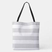 Tote Bag Gris sur n'importe quelle couleur Monogramme perso (Dos)