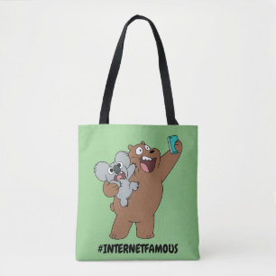 Tote Bag Grizz & Nom Nom - #InternetFamous