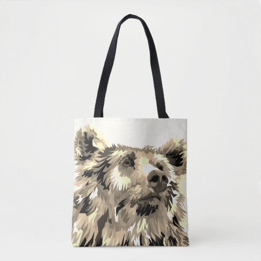 Tote Bag Grizzli fourre-tout (Devant)
