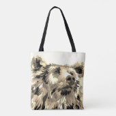 Tote Bag Grizzli fourre-tout (Dos)