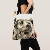 Tote Bag Grizzli fourre-tout (De près)
