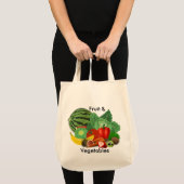 Tote Bag Grocery de Fruit et Vegetable (Devant (produit))