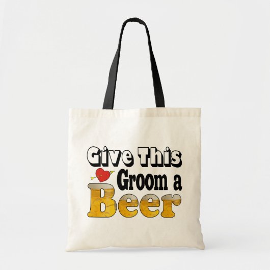 Tote Bag Groom de bière (Devant)