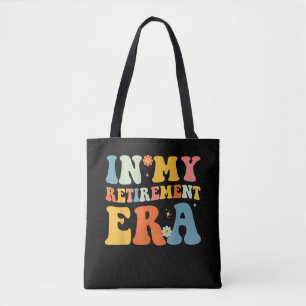 Tote Bag Groovy à mon ère de retraite Prof de rire à la ret