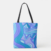 Tote Bag Groovy Blues (Dos)