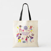 Tote Bag Groovy Disco Party Rétro Boule à Facettes 80 (Dos)