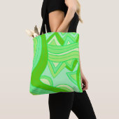 Tote Bag Groovy Greens (De près)